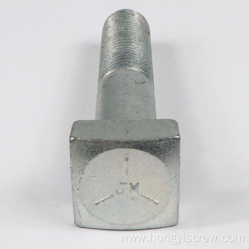 Carbon Steel Stainless Steel Square Neck Bolts